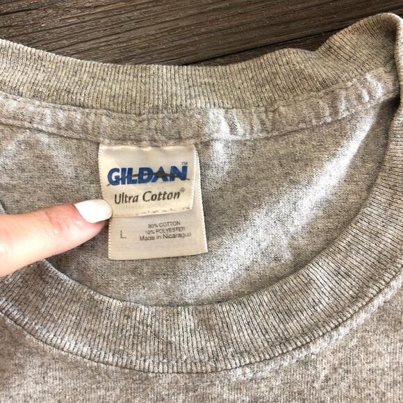 Men’s Grey State Farm Baseball Graphic Number Tee - Picture 4 of 4